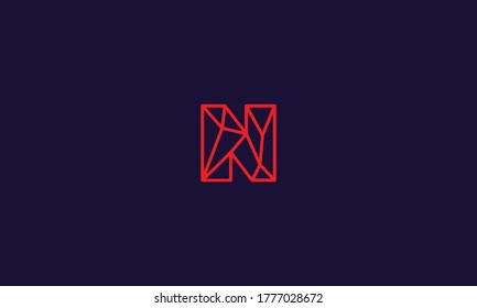 Letters monogram icon logo N
