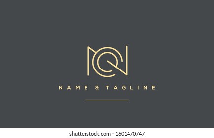 Letters monogram icon logo  NCE,ENC,CNE,N,C and E