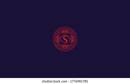 Letters monogram icon logo S