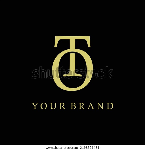 Letters Monogram Logo Design Stock Vector Royalty Free 2198371431