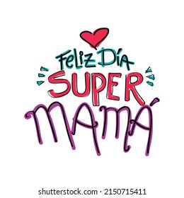 Letters for mother's day very colorful and cheerful