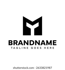 Letters MY Monogram Logo, for any brand with MY or YM initials