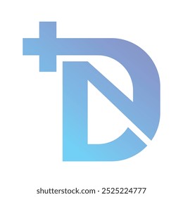 letters N and D in combination with the plus sign are suitable for health