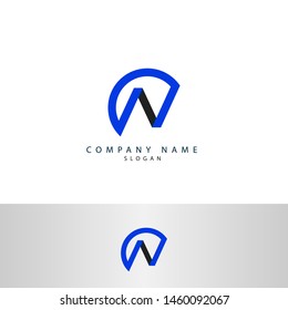 Letters N logo icon vector element design template vector illustration