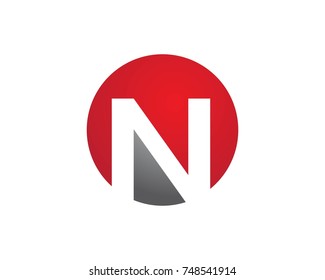 Letters N logos Template