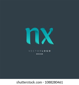 Letters N & X logo icon vector element.
