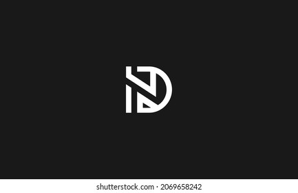 LETTERS ND LOGO DESIGN WITH NEGATIVE SPACE EFFECT FOR ILLUSTRATION USE