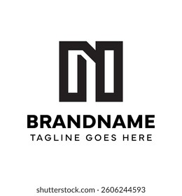 Letters NO Monogram Logo, suitable for any brand with ON or NO initials