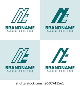 Letters NT Monogram Logo Set, suitable for any brand with NT or TN initials