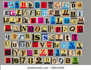 Download Ransom Note Alphabet Hd Stock Images Shutterstock