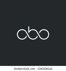 Letters O B O Joint logo icon vector element.