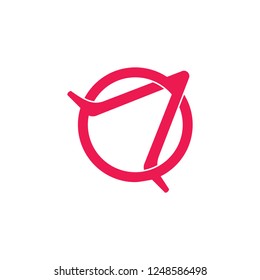 letters o linked arrows up logo 