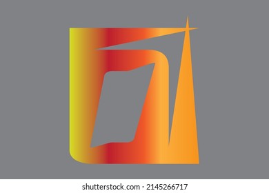 LETTER FÜR LOGO, FARBGRADAKETTE HINTERGRUND-WALLPAPIERE