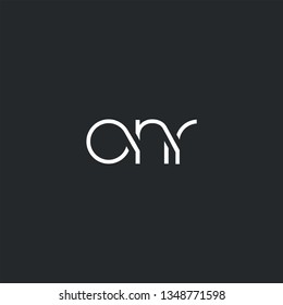 Letters O N R Joint logo icon vector element.