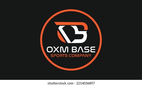 Letters OB Name Initials Minimal Logo Design Template