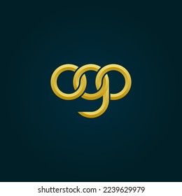 Letters OGO Logo Simple Modern Clean
