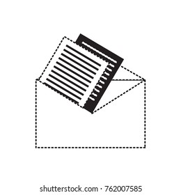 letters on a envelope icon
