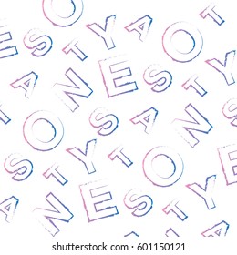 Letters on a white background.  Linotype