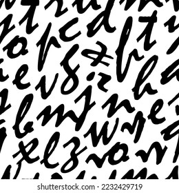 letras sobre fondo blanco con un patrón impecable.