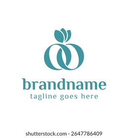 Letters OO Beauty Lowercase Logo, symbolizing sophistication, style, and timeless beauty