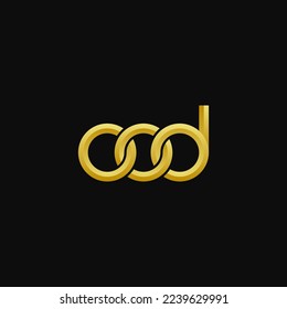 Letters OOD Logo Simple Modern Clean