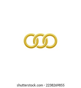 Letters OOO Logo Simple Modern Clean