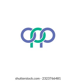 Letters OPP Monogram logo design