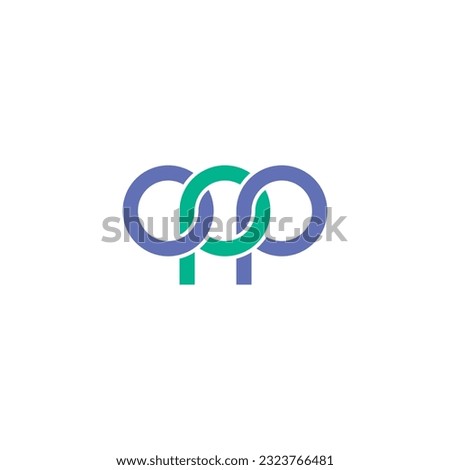 Letters OPP Monogram logo design