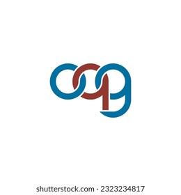 Letras Diseño del logotipo de OQG Monograma