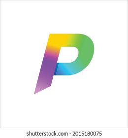 Letters P elegant logo, Modern Logo Design Vector

