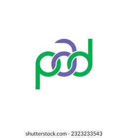 Letters PAD Monogram logo design