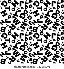 letters patter seamless. vector illustration