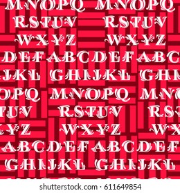 Letters  pattern. Background texture.  Vector illustration.