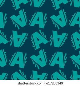 Letters  pattern. Background texture.  Vector illustration.