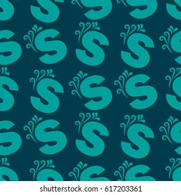 Letters  pattern. Background texture.  Vector illustration.