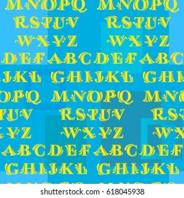 Letters  pattern. Background texture.  Vector illustration.