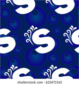 Letters  pattern. Background texture.  Vector illustration.