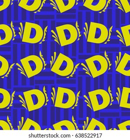 Letters  pattern. Background texture.  Vector illustration.