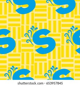 Letters  pattern. Background texture.  Vector illustration.