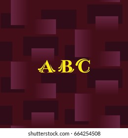 Letters  pattern. Background texture.  Vector illustration.