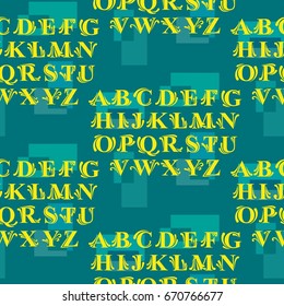Letters  pattern. Background texture.  Vector illustration.