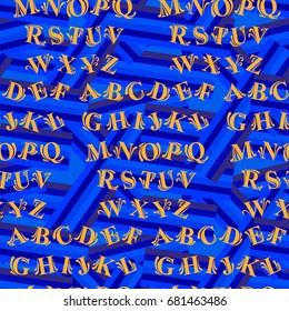 Letters  pattern. Background texture.  Vector illustration.