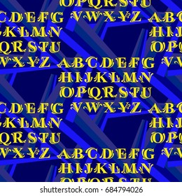Letters  pattern. Background texture.  Vector illustration.