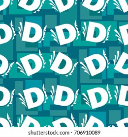 Letters  pattern. Background texture.  Vector illustration.