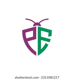 Logotipo de control de plagas de PE