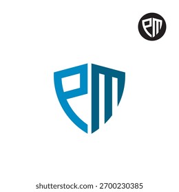 Cartas PM Logo Shield Design