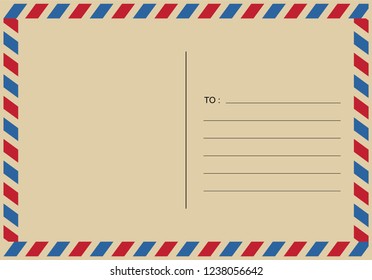 letters and postmarks, airmail designs vector illustration
