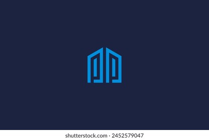 letters pp with house logo icon design vector design template inspiration