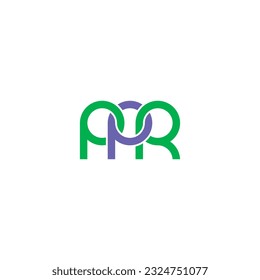 Letters PPR Monogram logo design