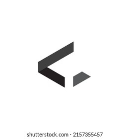 
Buchstaben q und c einfaches Logo, Vektorsymbol